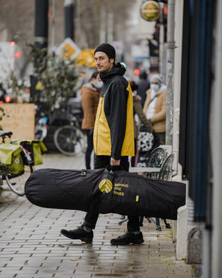 Behind The Pines Recycled Boardbag 170 cm Black / Yellow
