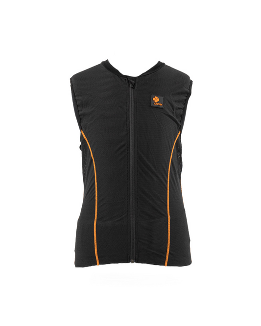 Clover Protection Unisex Snowboard-Rückenprotektor Schwarz