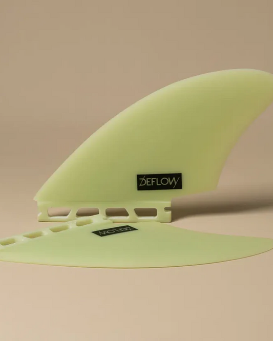 Deflow Keel Twin Fin Full Tab Cream