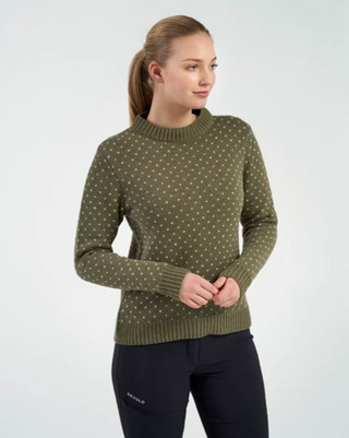 Devold Sørisen Wool Sweater Lichen / Off White