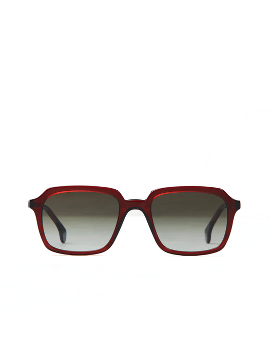 Dick Moby Lisbon Ruby Reef Red – Biodegradable Square Sunglasses