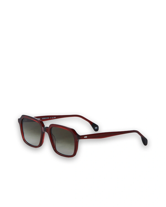 Dick Moby Lisbon Ruby Reef Red – Biodegradable Square Sunglasses