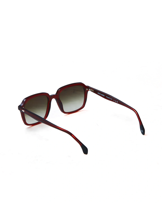 Dick Moby Lisbon Ruby Reef Red – Biodegradable Square Sunglasses
