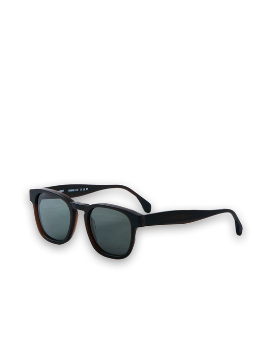 Dick Moby Marseille Matte Layered Brown – Biodegradable Square Sunglasses