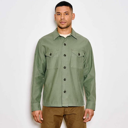 Filson Field Jac-Shirt Washed Fatigue Green