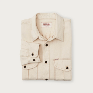 Filson Natural Twill Guide Shirt Natural Seed