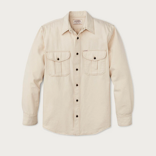 Filson Natural Twill Guide Shirt Natural Seed