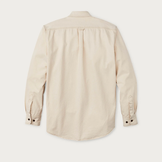 Filson Natural Twill Guide Shirt Natural Seed
