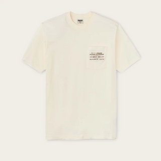 Filson S/S Embroided Pocket T-shirt Off White Diamond