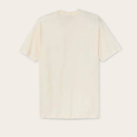 Filson S/S Embroided Pocket T-shirt Off White Diamond