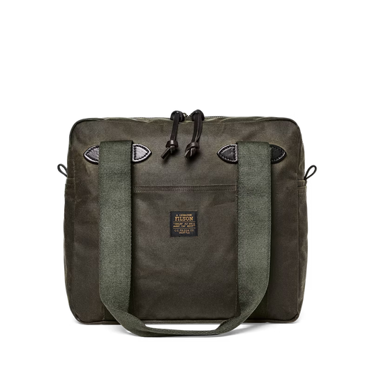 Filson Tin Cloth Tote Bag Otter Green