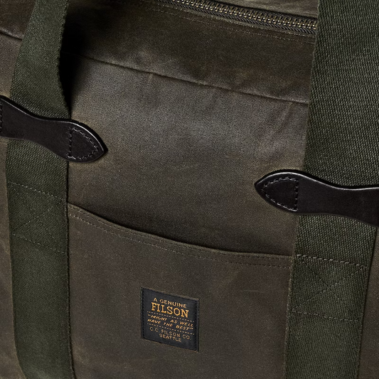 Filson Tin Cloth Tote Bag Otter Green