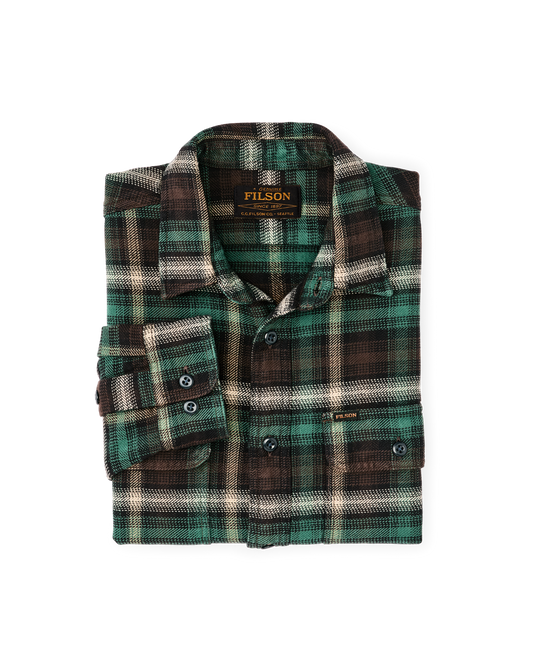 Filson Vintage Flannel Work Shirt Brown / Cream / Multi
