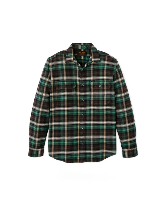 Filson Vintage Flannel Work Shirt Brown / Cream / Multi
