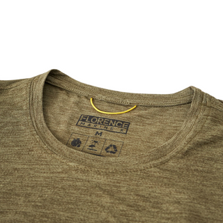 Florence Marine X Airtex Short Sleeve Shirt Heather Burnt Olive