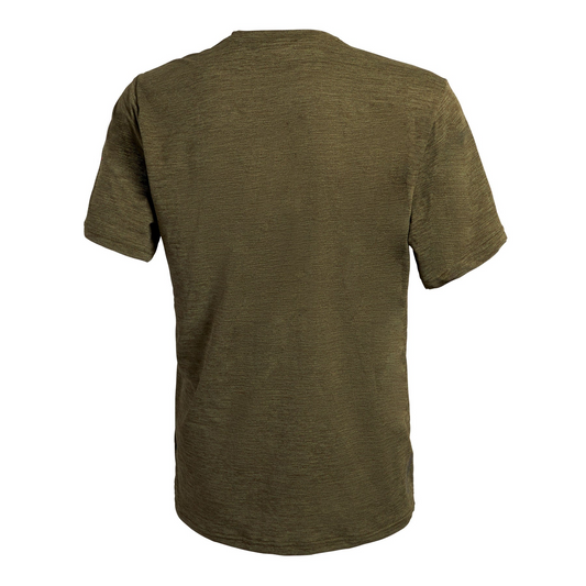 Florence Marine X Airtex Short Sleeve Shirt Heather Burnt Olive