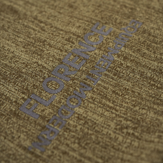 Florence Marine X Airtex Short Sleeve Shirt Heather Burnt Olive