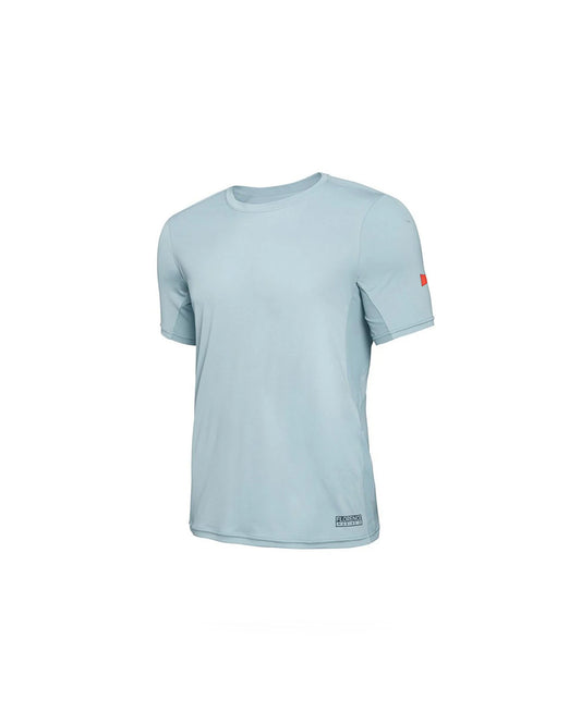 surf top front view florence marine x blue short sleeves