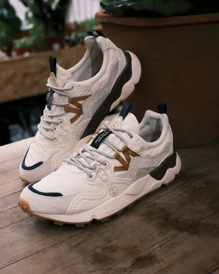 Flower Mountain Yamano 3 Uni U.W. Suede Nylon Ecru / Light Brown