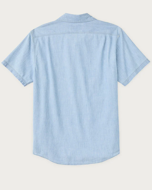 Filson Short Sleeve Chambray Shirt Light Blue