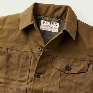 Filson Short Lined Cruiser Jacket Dark Tan
