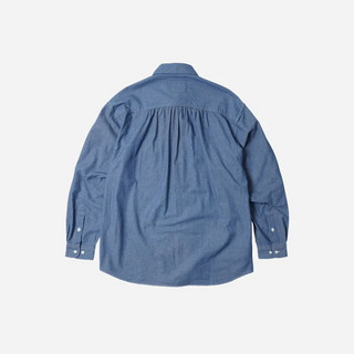 Frizmworks Cigarette Pocket Chambray Shirt Blue