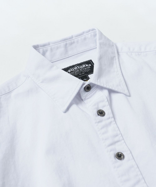 Frizmworks Washed Denim Work Shirt White