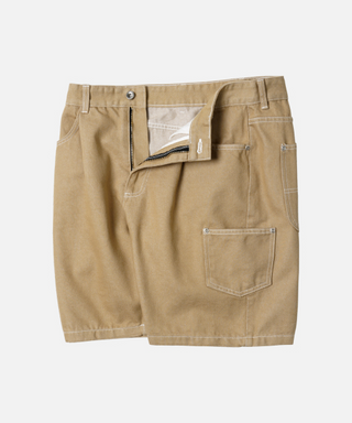 Frizmworks Work Tool Denim Half Pants Beige