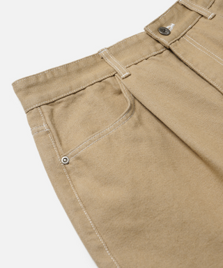 Frizmworks Work Tool Denim Half Pants Beige