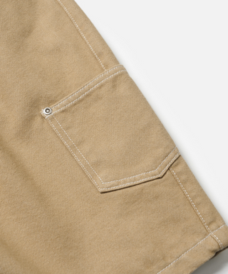 Frizmworks Work Tool Denim Half Pants Beige