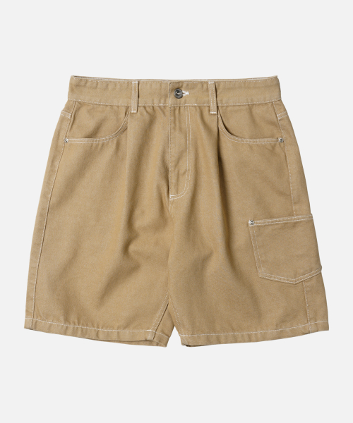 Frizmworks Work Tool Denim Half Pants Beige