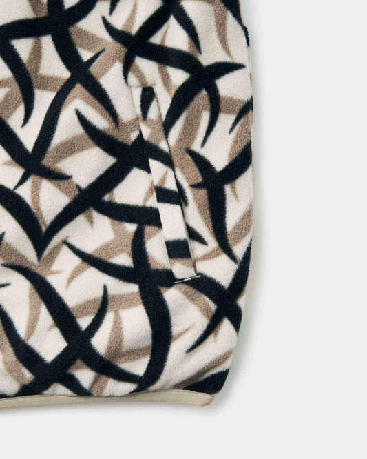 Gramicci Reversible Fleece Vest Tribal Snow