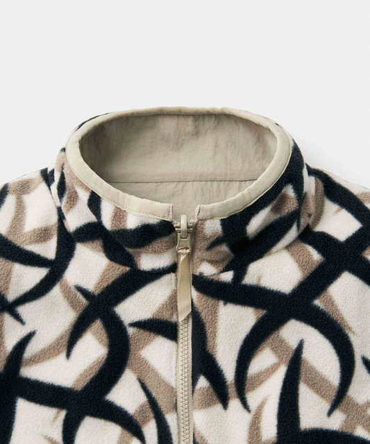 Gramicci Reversible Fleece Vest Tribal Snow