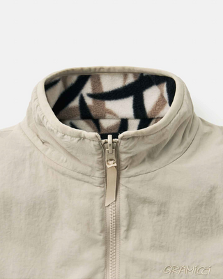 Gramicci Reversible Fleece Vest Tribal Snow