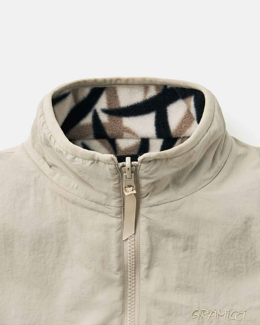 Gramicci Reversible Fleece Vest Tribal Snow