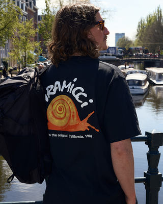 Gramicci Snail Tee Vintage Black