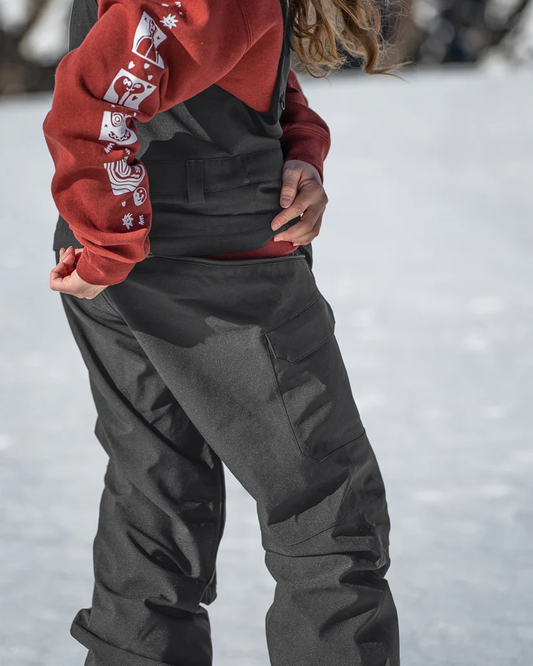 Volcom Creston 3D Stretch Bib Overall Black