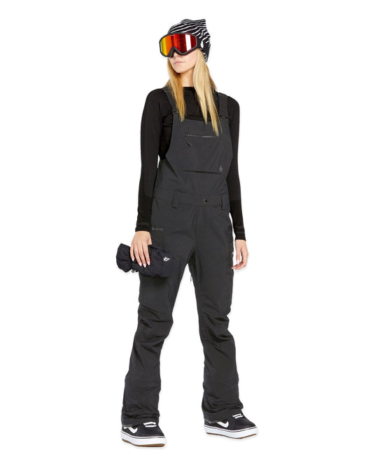Volcom Elm Stretch Gore Bib Overall Black