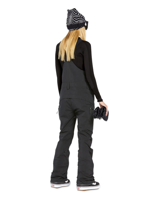Volcom Elm Stretch Gore Bib Overall Black