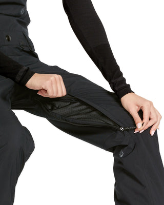 Volcom Elm Stretch Gore Bib Overall Black