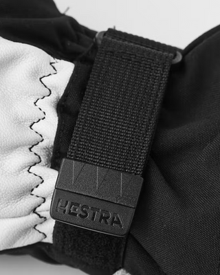 Hestra Army Leather Heli Ski 5 Finger Glove Black