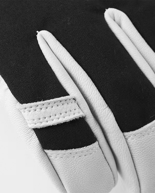 Hestra Army Leather Heli Ski 5 Finger Glove Black