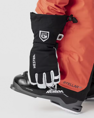 Hestra Army Leather Heli Ski 5 Finger Glove Black