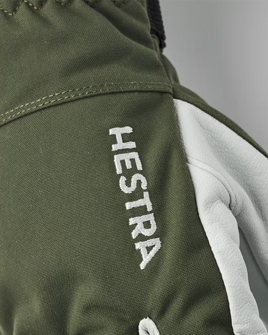 Hestra Army Leather Heli Ski Olive