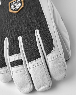 Hestra Army Leather Patrol 5 Finger Charcoal