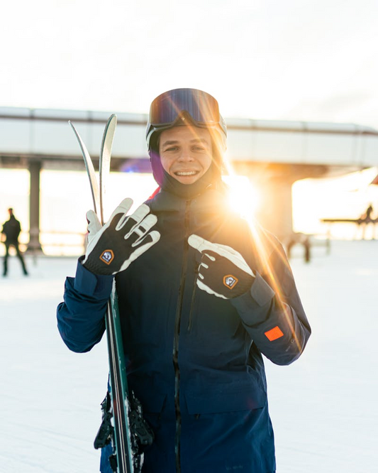 Hestra Army Leather Patrol 5 Finger Charcoal