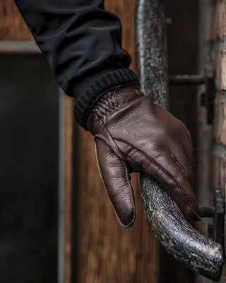 Hestra Deerskin Primaloft Rib Chocolate