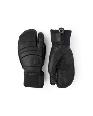 Hestra Fall Line 3 Finger Black / Black