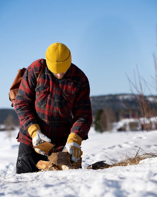 Hestra Fält Guide Glove Yellow / Offwhite