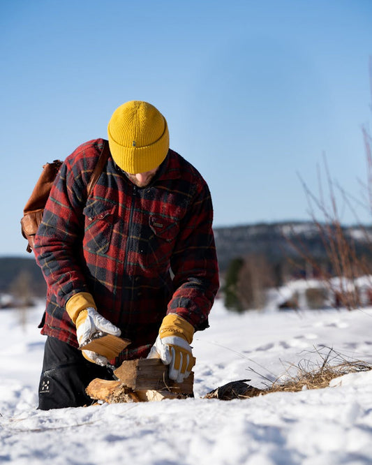Hestra Fält Guide Glove Yellow / Offwhite